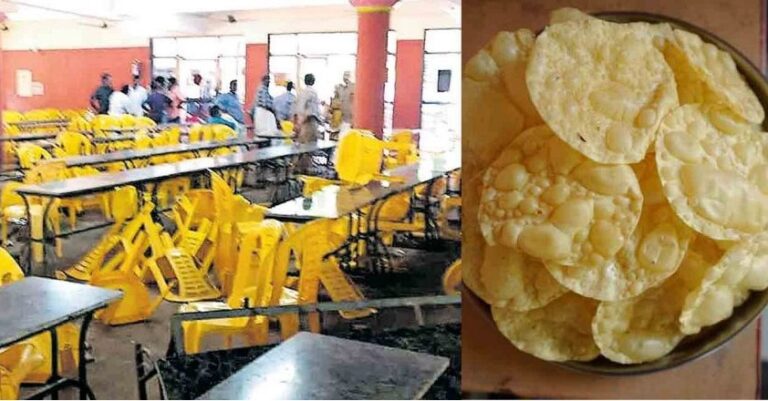 ಮದುವೆಮನೆಯ ಊಟದಲ್ಲಿ ಇನ್ನೊಂದು ಹಪ್ಪಳ ಕೇಳಿದ್ದಕ್ಕೆ ಮಾರಾಮಾರಿ ಗಲಾಟೆ – 3 ಮಂದಿಗೆ ಗಾಯ, 15 ಮಂದಿಯ ವಿರುದ್ಧ ಕೇಸು ದಾಖಲು,  1.5 ಲಕ್ಷ ರೂಪಾಯಿ ನಷ್ಟ