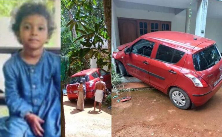 ಆಕಸ್ಮಿಕವಾಗಿ ತಾಯಿ ಚಲಾಯಿಸುತ್ತಿದ್ದ ಕಾರು ಮೇಲೆ ಹರಿದ ಪರಿಣಾಮ 3 ವರ್ಷದ ಬಾಲಕಿ ಸಾವು