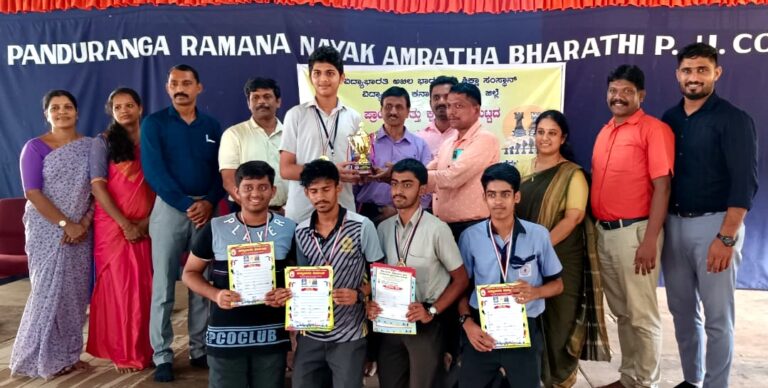 ಚೆಸ್ ಪಂದ್ಯಾಟದಲ್ಲಿ ವಿವೇಕಾನಂದ ಪದವಿಪೂರ್ವ ಕಾಲೇಜಿನ ವಿದ್ಯಾರ್ಥಿಗಳು ರಾಷ್ಟ್ರ ಮಟ್ಟಕ್ಕೆಆಯ್ಕೆ