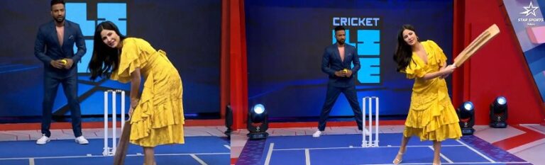 ವೀಡಿಯೊ – ಹರ್ಭಜನ್ ಬಾಲನ್ನು ಚಿಂದಿ ಉಡಾಯಿಸಿದ ಕತ್ರಿನಾ – ಕೊನೆಯ ಬಾಲಿಗೆ ಸಿಕ್ಸರ್ ಬಾರಿಸಿದ ಕತ್ರಿನಾ ಕೈಫ್ 