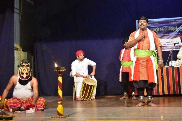ಎಂ.ಜಿ.ಎಂ. ಕಾಲೇಜಿನಲ್ಲಿ ಯಕ್ಷಗಾನ ಪ್ರಾತ್ಯಕ್ಷಿಕೆ – “ಯಕ್ಷಗಾನ ವಿಶ್ವಮಾನ್ಯ ಕಲೆ”: ಪ್ರೊ. ಲಕ್ಷ್ಮೀನಾರಾಯಣ ಕಾರಂತ