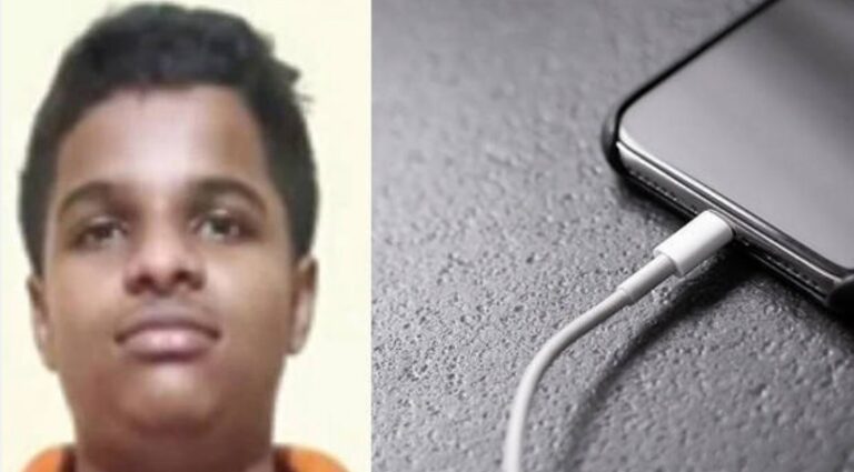 ಫೋನ್ ಚಾರ್ಜ್ ಮಾಡುವಾಗ ವಿದ್ಯುತ್ ಶಾಕ್ ಹೊಡೆದು ವಿದ್ಯಾರ್ಥಿ ಮೃತ್ಯುವಶ