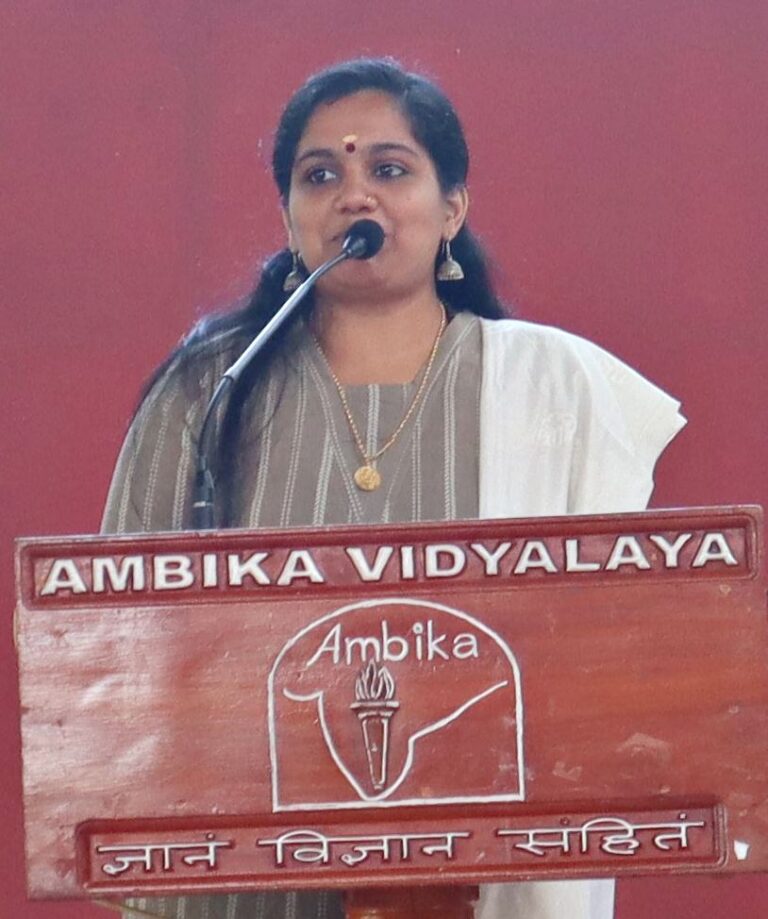 ಎಳವೆಯಲ್ಲಿ ಸ್ಪಷ್ಟ ಮಾರ್ಗದರ್ಶನ ಇಲ್ಲದಿರುವುದೇ ಹಿಂದೂ ಧರ್ಮಕ್ಕೆ ಸವಾಲು : ಶೃತಿ ಭಟ್ – ಅಂಬಿಕಾ ಸಮೂಹ ಶಿಕ್ಷಣ ಸಂಸ್ಥೆಗಳಲ್ಲಿ ವಿಶೇಷ ಉಪನ್ಯಾಸ ಕಾರ್ಯಕ್ರಮ