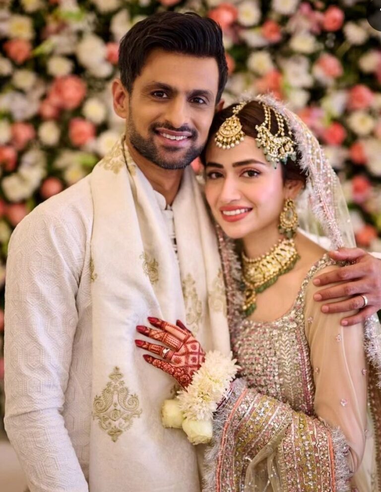 Shoaib Malik Married to Actress Sana Javed –  Sudden Development after rumours of Divorce with Sania Mirza