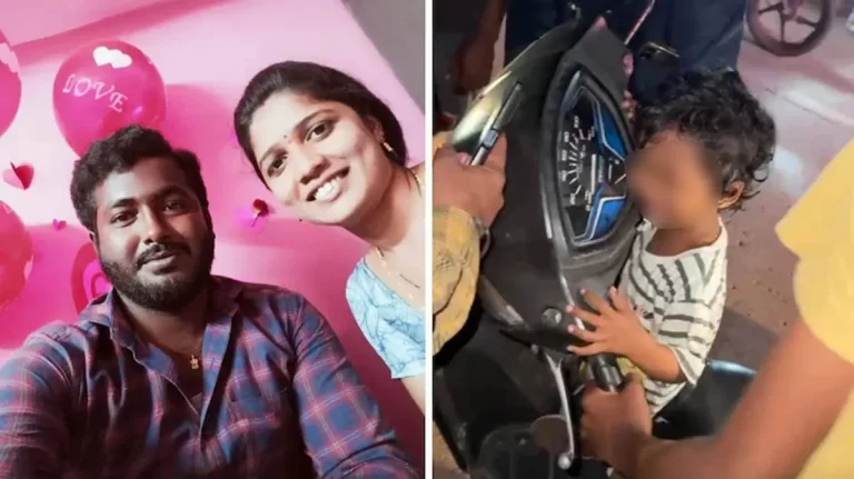 ಗೋದಾವರಿ ನದಿಗೆ ಹಾರಿದ ಗಂಡ ಹೆಂಡತಿ – ಒಬ್ಬಂಟಿಯಾಗಿ, ಅನಾಥವಾಗಿ ಸೇತುವೆಯ ಮೇಲೆ ನಿಂತು ಅಳುತ್ತಿದ್ದ ಅವರ 3 ವರ್ಷದ ಮಗು